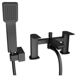 Aqualisa Downtown Bath Shower Mixer Tap Matt Black