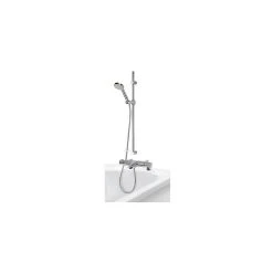 Aqualisa Midas 110 Thermo Bath Shower Mixer With Adjustable Head