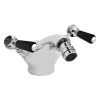 Bayswater Black Mono Bidet Mixer With Lever & Hex Collar -Sagittarius Taps shop bayswater bayt448