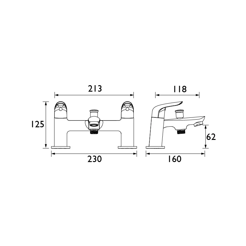 Bristan Aster Bath Shower Mixer 4 Bristan Aster Bath Shower Mixer - Image 2