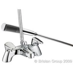 Bristan Jute Pillar Bath Shower Mixer