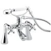 Bristan Regency Bath Shower Mixer With Tall Pillars Gold -Sagittarius Taps shop bristan rtbsmg