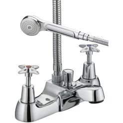 Bristan X Head Bath Shower Mixer 8 Litre Per Minute Flow