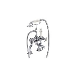 Burlington Anglesey Regent Bath Shower Mixer Chrome/Medici