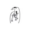 Burlington Anglesey Regent Angled Bath Shower Mixer Chrome/Black -Sagittarius Taps shop burlington anr19bla