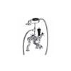Burlington Birkenhead Angled Bath Shower Mixer Chrome/Black -Sagittarius Taps shop burlington bi19bla