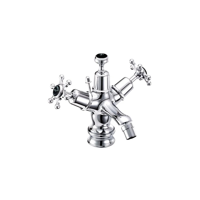 Burlington Birkenhead Regent Bidet Mixer Chrome/Black 3 Burlington Birkenhead Regent Bidet Mixer Chrome/Black