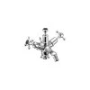 Burlington Claremont Bidet Mixer Chrome/Black -Sagittarius Taps shop burlington cl13bla