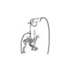 Burlington Claremont Angled Deck Bath Shower Mixer Chrome/Medici -Sagittarius Taps shop burlington cl19med