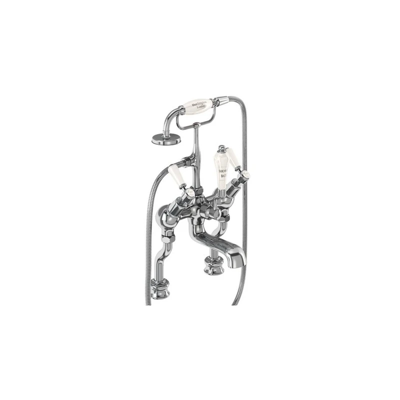 Burlington Kensington Regent Angled Bath Shower Mixer Chrome/Medici 3 Burlington Kensington Regent Angled Bath Shower Mixer Chrome/Medici