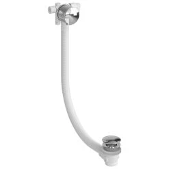 Burlington Riviera Overflow Bath Filler With Click Clack Waste
