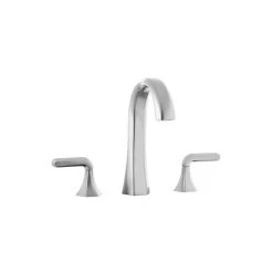 Cifial Hexa Lever 3 Hole Deck Bath Mixer Chrome