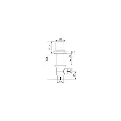 Cifial Cudo Deck Valves & Aqua Filler Chrome 5 Cifial Cudo Deck Valves & Aqua Filler Chrome -Sagittarius Taps shop cifial 600033cu 2