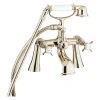 Deva Coronation Pillar Mounted Bath Shower Mixer Gold -Sagittarius Taps shop deva cr23 501