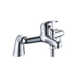 Essential Conway WRAS Approved Deck Mounted Bath Shower Mixer & Kit