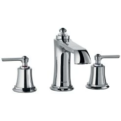 Flova Liberty 3-Hole Deck Mounted Bath Filler Tap Chrome