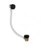 Flova Bath Overflow Filler With Clicker Waste Matt Black -Sagittarius Taps shop flova mb bf1865
