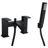 Frontline Aquaflow Onyx Black Bath Shower Mixer -Sagittarius Taps shop frontline biqony01