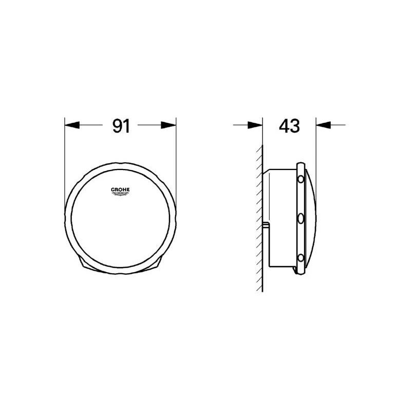 Grohe Talentofill Inlet-, Pop-Up & Waste-System Trim 19952 4 Grohe Talentofill Inlet-, Pop-Up & Waste-System Trim 19952 - Image 2