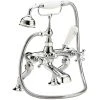 Hudson Reed White Topaz Crosshead Bath Shower Mixer Hex -Sagittarius Taps shop hudson reed bc304hx