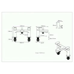 Methven Breeze Bath Shower Mixer 5 Methven Breeze Bath Shower Mixer -Sagittarius Taps shop methven brbsmcpuk 2