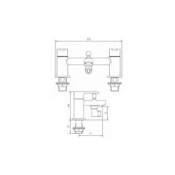Methven Kea Bath Shower Mixer -Sagittarius Taps shop methven kebsmcpuk 2
