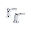 Perrin & Rowe Pair Of 3/4″ Lever Deck Valves Chrome -Sagittarius Taps shop perrin rowe 3056cp