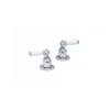Perrin & Rowe Pair Of 3/4″ Deck Valves With Lever Handles Gold -Sagittarius Taps shop perrin rowe 3235ig