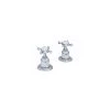 Perrin & Rowe Pair Of 3/4″ Deck Valves Crosshead Handles Chrome -Sagittarius Taps shop perrin rowe 3236cp