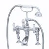Perrin & Rowe Traditional Bath Shower Mixer & Pillar Unions, Lever