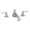 Perrin & Rowe 3 Hole Bath Set Low Spout Lever Handles Nickel -Sagittarius Taps shop perrin rowe 3735ni