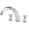 Perrin & Rowe 10″ 3 Hole Bath Set With Crosshead Handles Nickel -Sagittarius Taps shop perrin rowe 3859ni