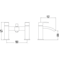 Premier® Premier Vibe Bath Shower Mixer 5 Premier® Premier Vibe Bath Shower Mixer -Sagittarius Taps shop premier tsi304 2