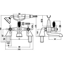 Premier® Premier Viscount Bath Shower Mixer 5 Premier® Premier Viscount Bath Shower Mixer -Sagittarius Taps shop premier x383 2