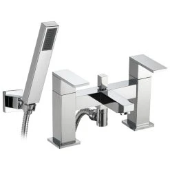 Pura Bathrooms Imex Pura Bloque Bath Shower Mixer With Kit