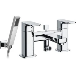 Pura Bathrooms Imex Pura Flite Bath/Shower Mixer With Shower Kit