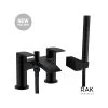 RAK CERAMICS RAK Curve Bath Shower Mixer Black -Sagittarius Taps shop rak rakcrv3005b