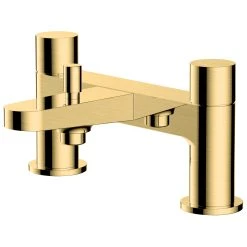 RAK CERAMICS RAK Petit Round Bath Shower Mixer Brushed Gold