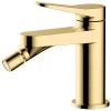 RAK CERAMICS RAK Petit Round Bidet Mixer Brushed Gold 1 RAK CERAMICS RAK Petit Round Bidet Mixer Brushed Gold -Sagittarius Taps shop rak rakper3006g