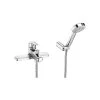 Roca Victoria Deck Mounted Bath Shower Mixer With Kit Chrome -Sagittarius Taps shop roca 5a1825c00