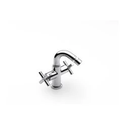 Roca Loft Bidet Mixer With Pop Up Waste Chrome