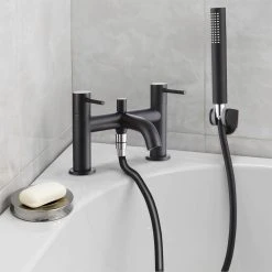 Synergy Tec Studio G Black Bath Shower Mixer -Sagittarius Taps shop synergy sy g04k 2