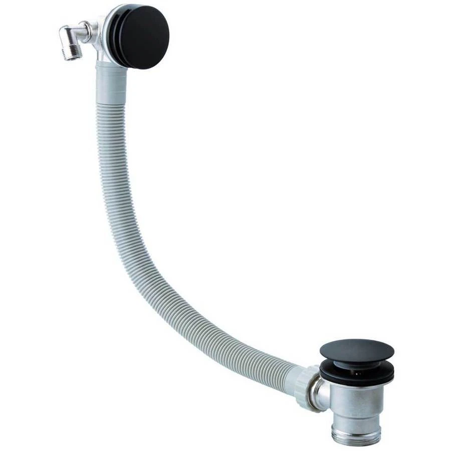 Synergy Black Overflow Bath Filler & Pop-Up Waste 3 Synergy Black Overflow Bath Filler & Pop-Up Waste