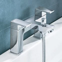 Trisen Two Handle Bath Shower Mixer Tap With Kit -Sagittarius Taps shop trisen tt904 3